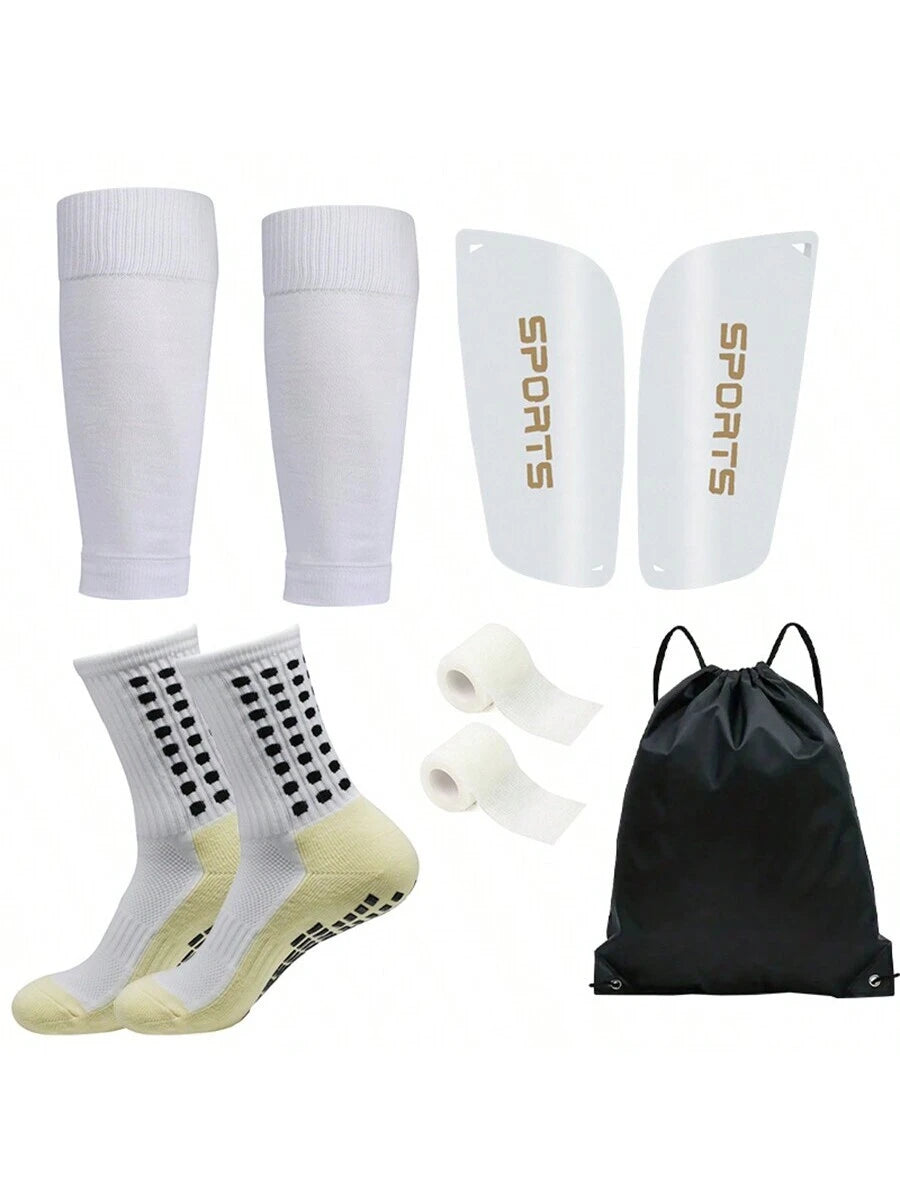 5Pcs/Set Soccer Accessories Set: Waterproof Drawstring Bag.