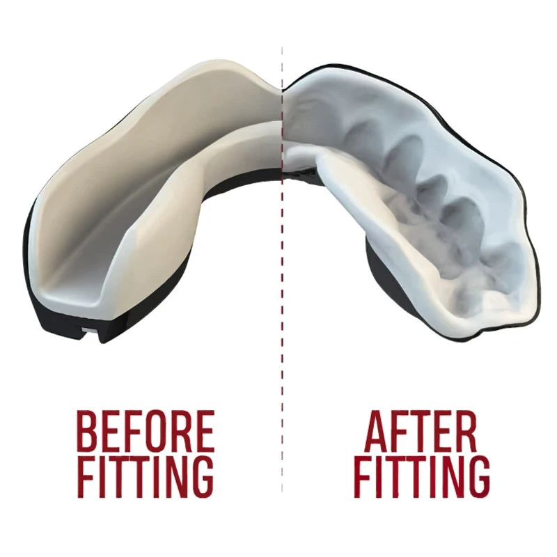 Sports Mouth Guard Teeth Protector Adults Junior EVA Mouthguard for Boxing Basketball Lacrosse Football MMA