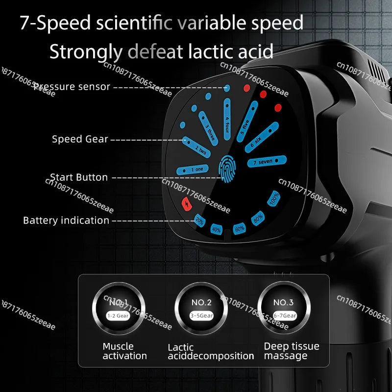 2025 New Design Portable Deep Tissue Massage Gun