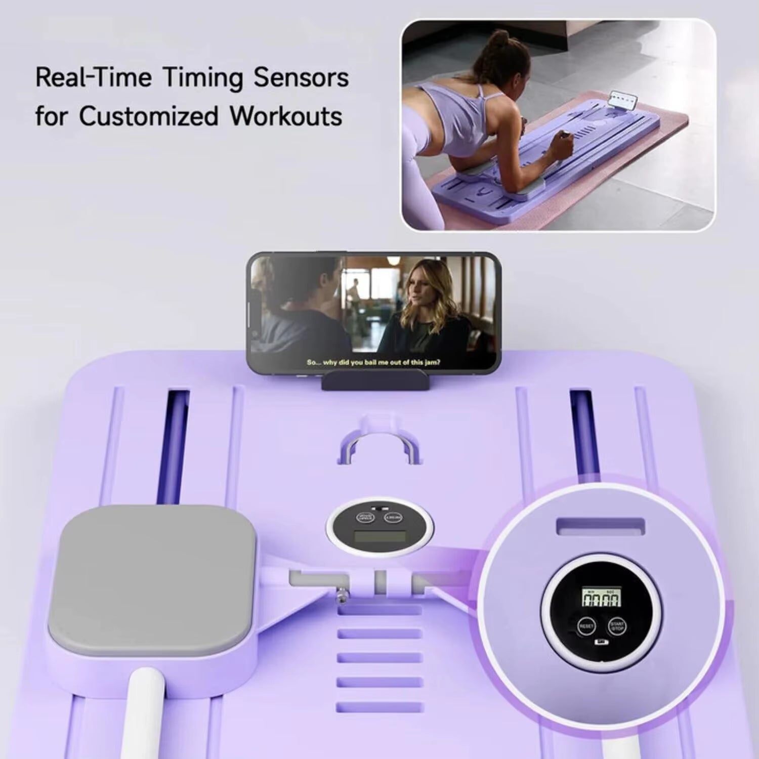 Multifunctional Abdominal Exercise Board Fitness Board Leg & Arm Toner Automatic Rebound Fitness Equipment