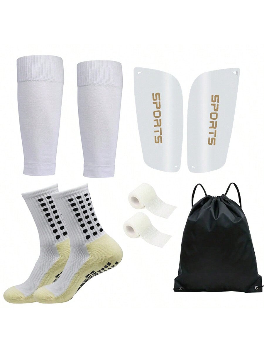 5Pcs/Set Soccer Accessories Set: Waterproof Drawstring Bag.