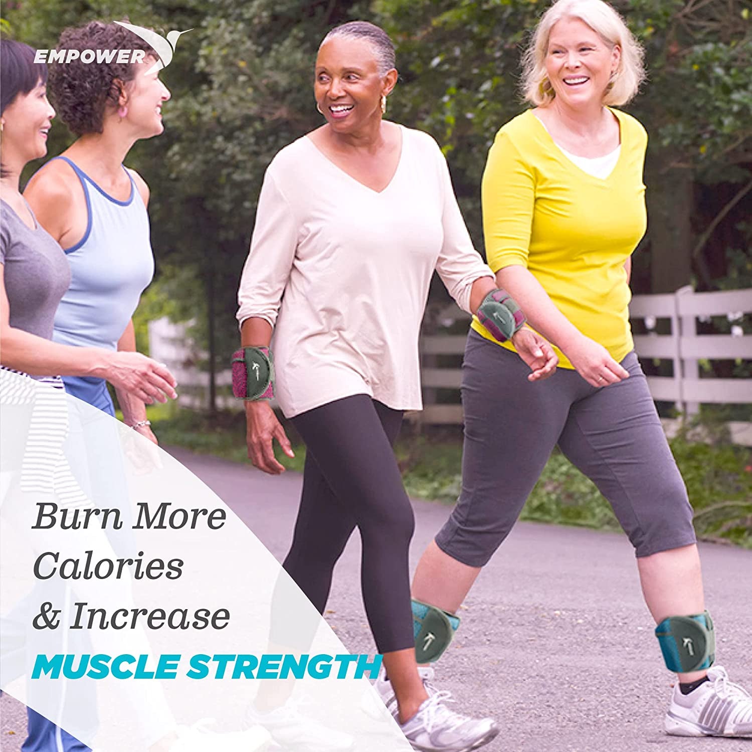 Adjustable Ankle & Wrist Weights for Women for Walking, Jogging, Toning, Resistance Training, Physical Therapy