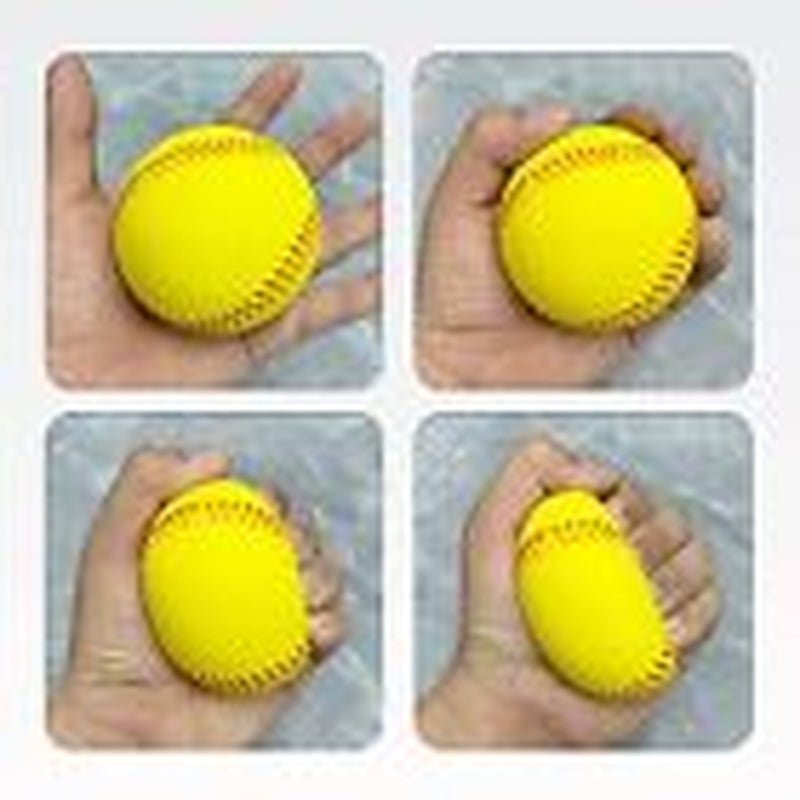 Soft Baseballs, Foam Training Baseball 12 Pack for Kids Yellow Foam Baseball