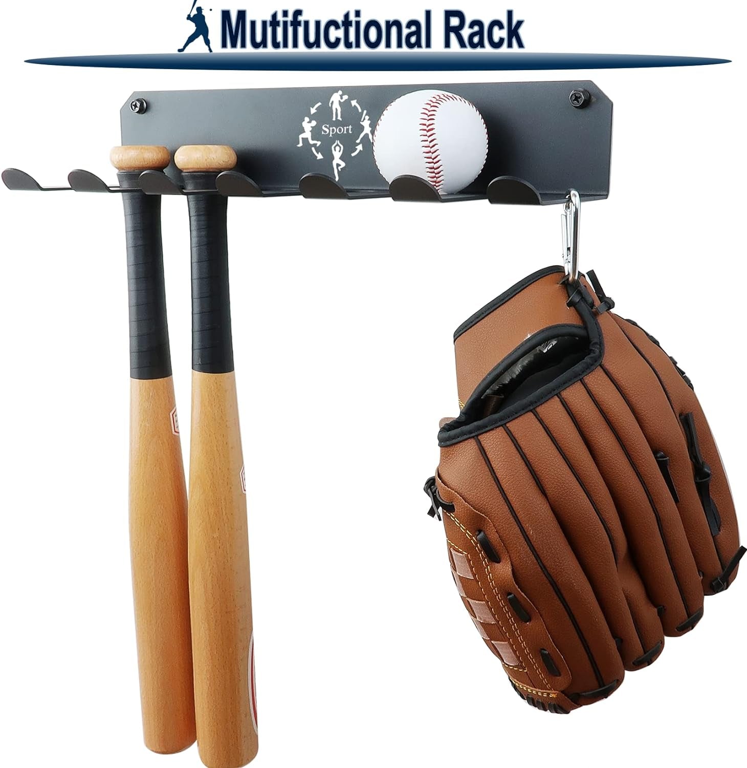 Gym Storage Rack,Home Gym Organizer Resistance Band Storage Rack Gym Wall Rack Hanger for Gym Accessories