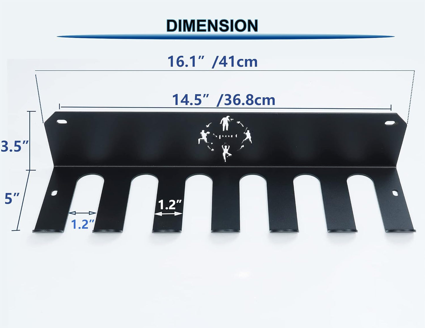 Gym Storage Rack,Home Gym Organizer Resistance Band Storage Rack Gym Wall Rack Hanger for Gym Accessories