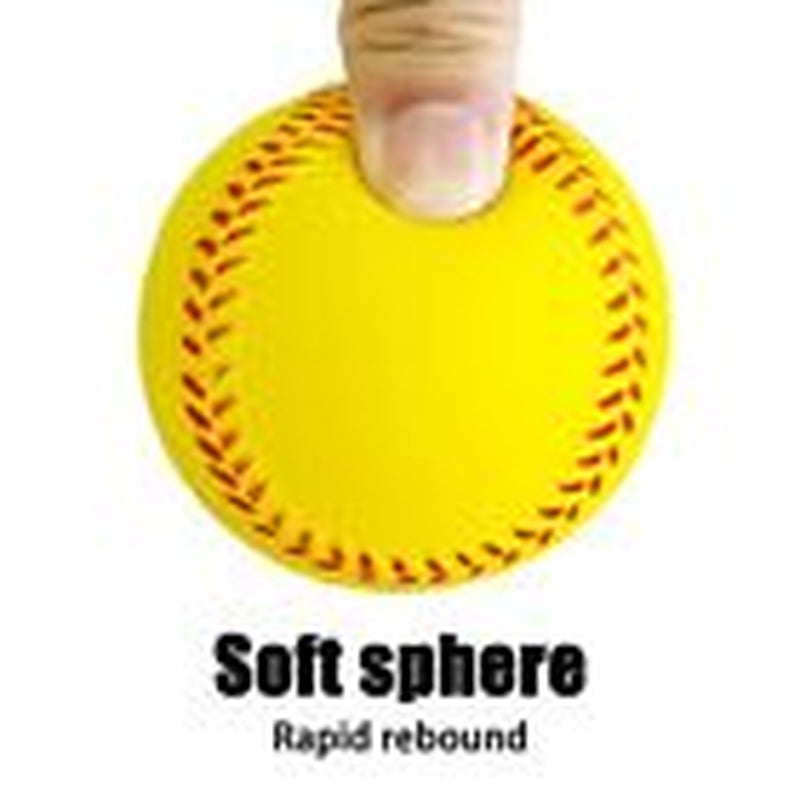 Soft Baseballs, Foam Training Baseball 12 Pack for Kids Yellow Foam Baseball