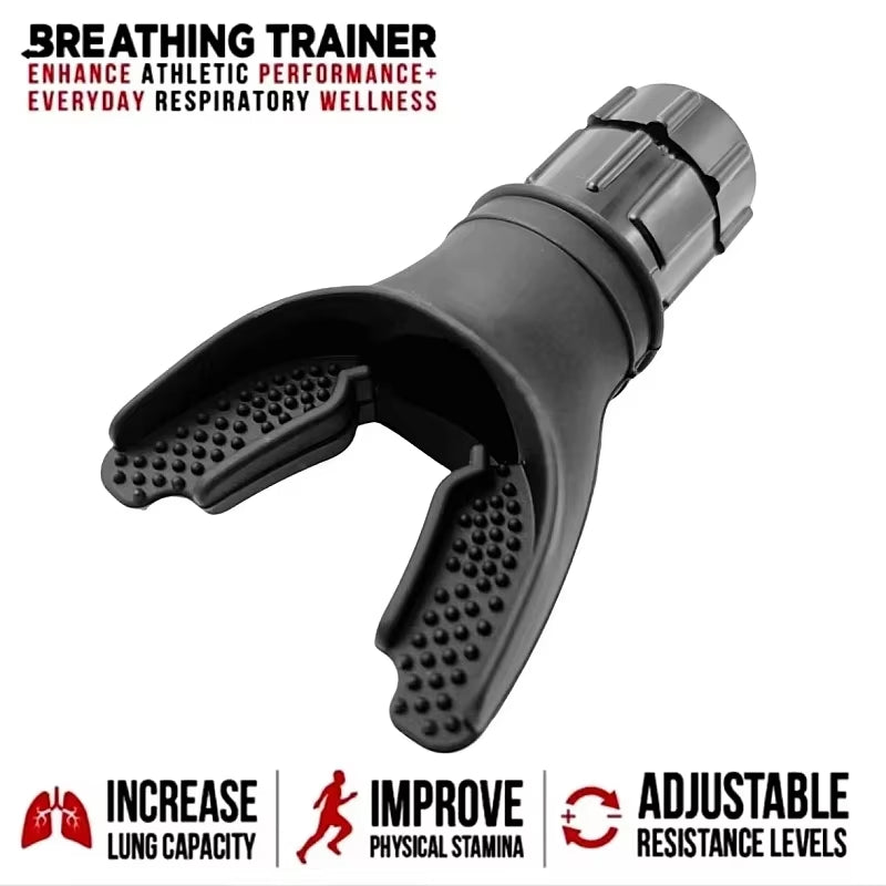 1/2PC Sports Breathing Trainer Exercise Lung Face Mouthpiece Respirator Fitness Equipment